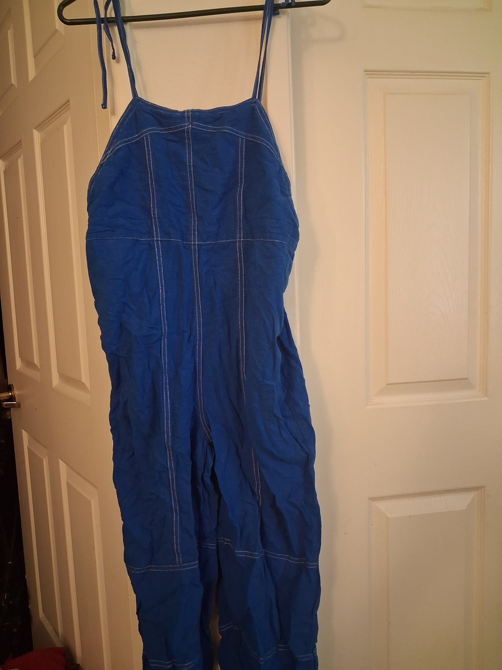 Urban Outfitters Royal Blue Strappy Jumpsuit
